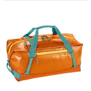Eagle Creek Migrate duffel backpack 60L in dandelion yellow